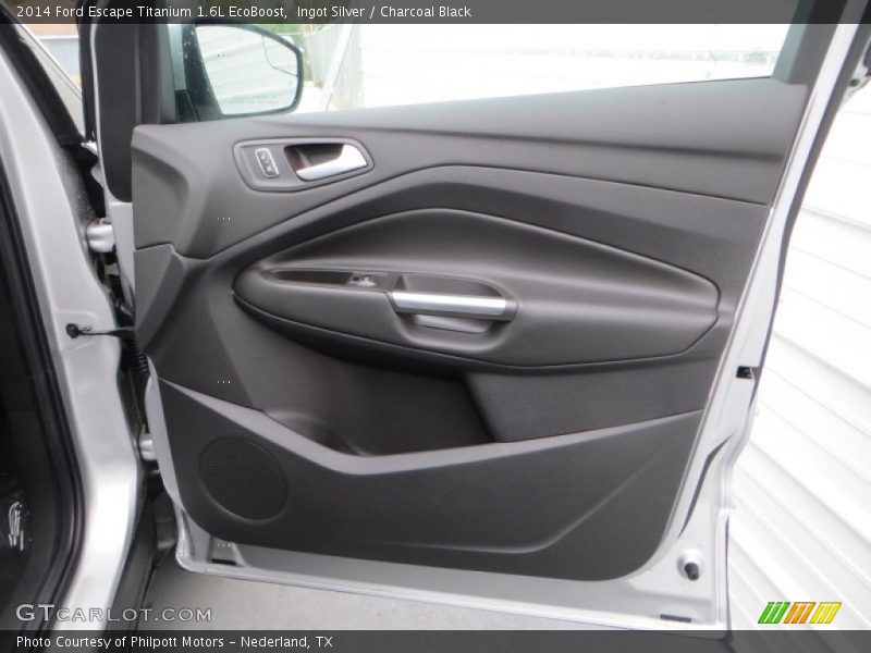 Ingot Silver / Charcoal Black 2014 Ford Escape Titanium 1.6L EcoBoost