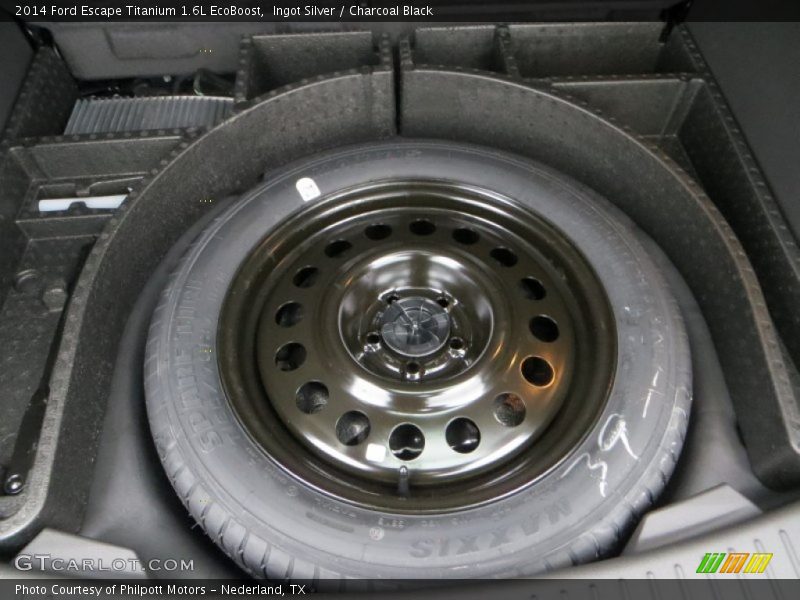 Ingot Silver / Charcoal Black 2014 Ford Escape Titanium 1.6L EcoBoost