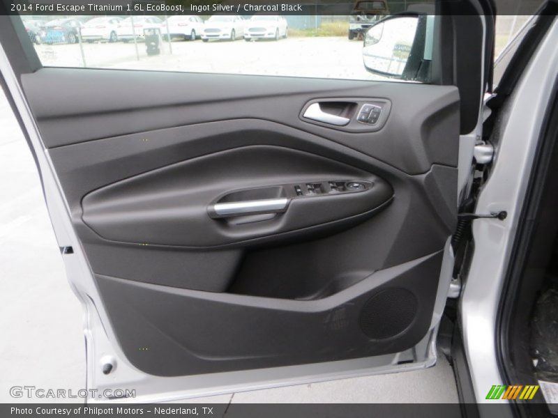 Ingot Silver / Charcoal Black 2014 Ford Escape Titanium 1.6L EcoBoost