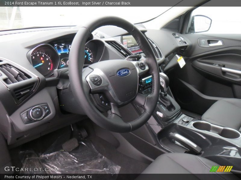 Charcoal Black Interior - 2014 Escape Titanium 1.6L EcoBoost 