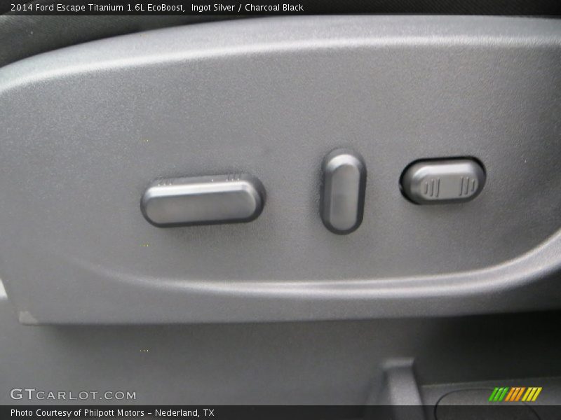 Ingot Silver / Charcoal Black 2014 Ford Escape Titanium 1.6L EcoBoost