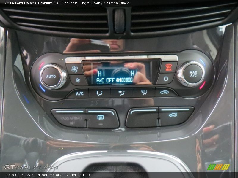 Ingot Silver / Charcoal Black 2014 Ford Escape Titanium 1.6L EcoBoost