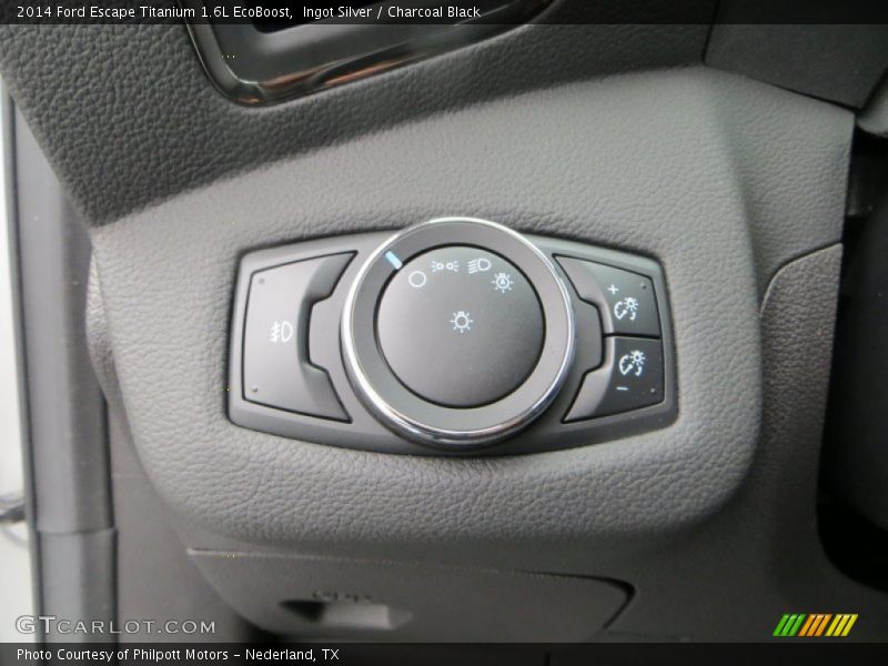 Ingot Silver / Charcoal Black 2014 Ford Escape Titanium 1.6L EcoBoost