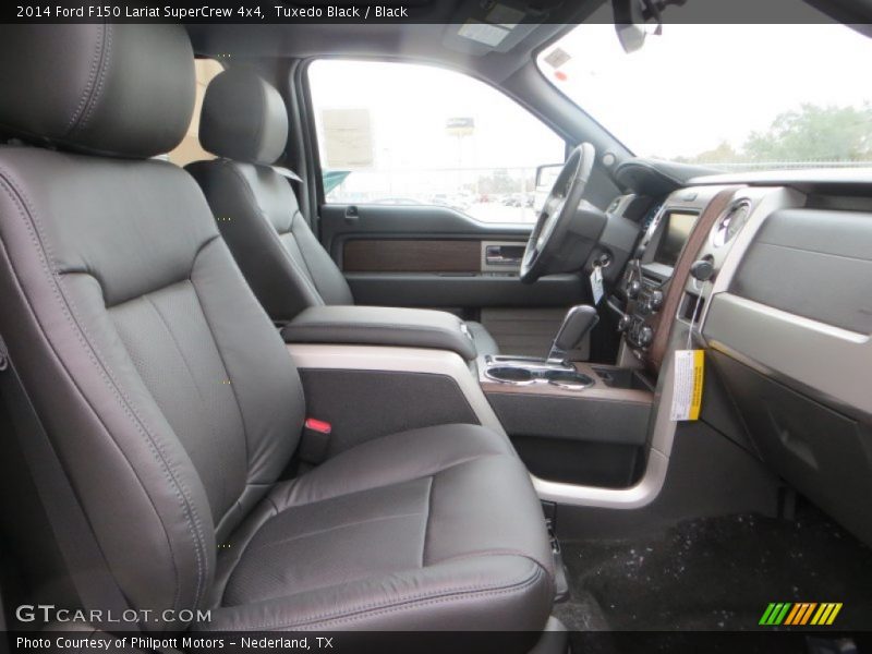 Front Seat of 2014 F150 Lariat SuperCrew 4x4