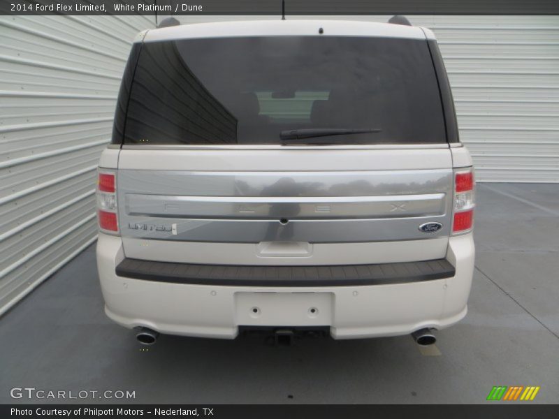 White Platinum / Dune 2014 Ford Flex Limited