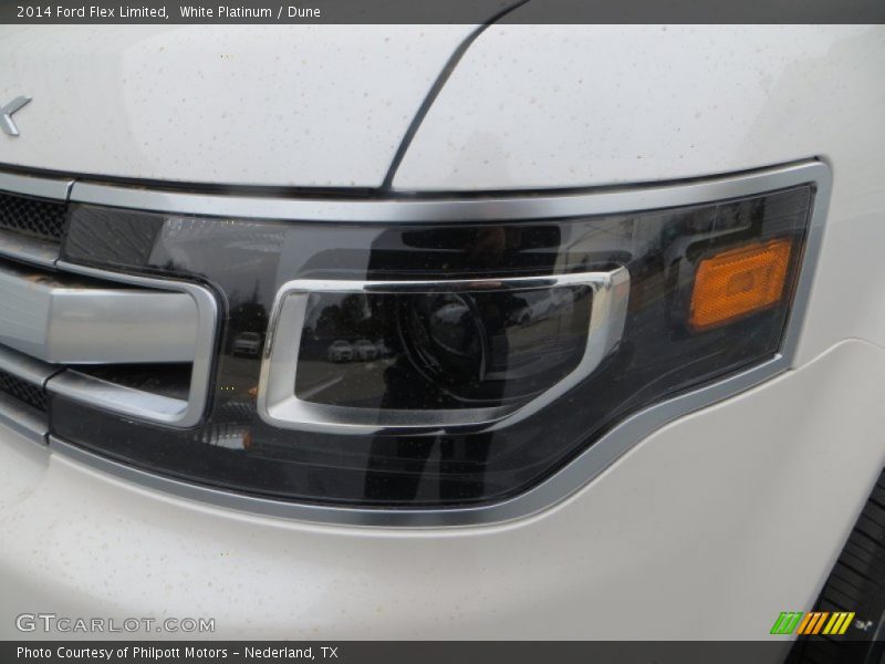 White Platinum / Dune 2014 Ford Flex Limited
