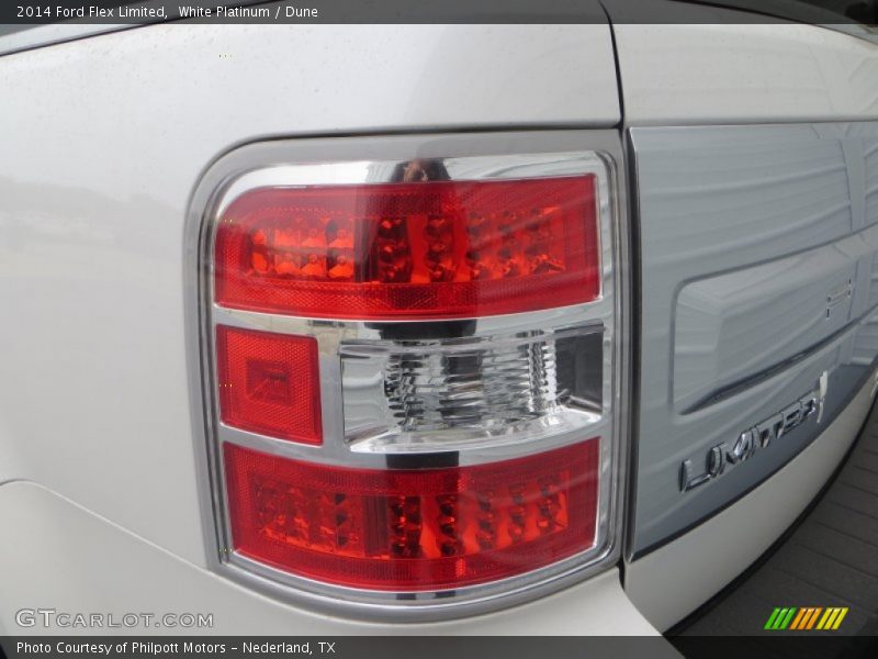 White Platinum / Dune 2014 Ford Flex Limited