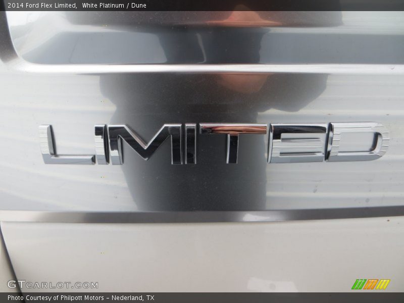 White Platinum / Dune 2014 Ford Flex Limited