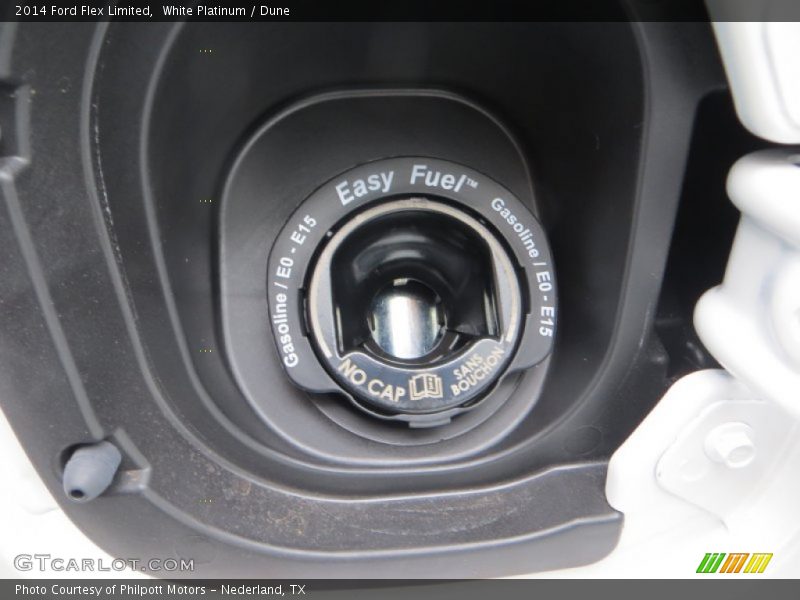 White Platinum / Dune 2014 Ford Flex Limited