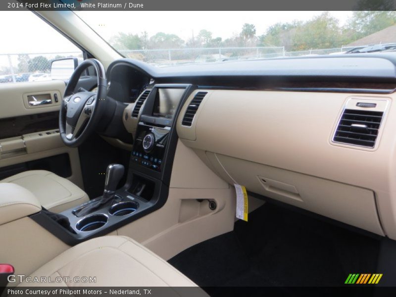 White Platinum / Dune 2014 Ford Flex Limited
