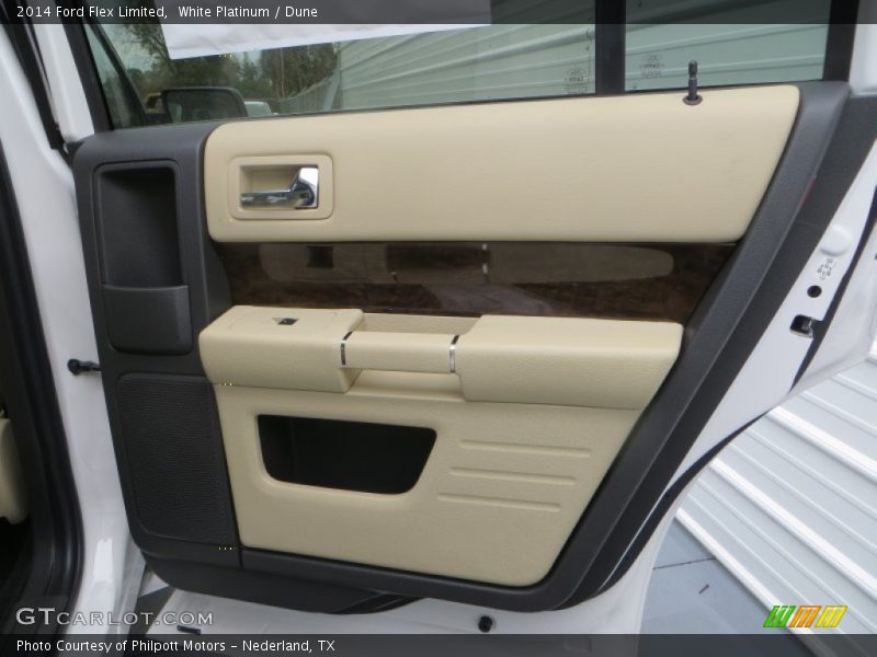 White Platinum / Dune 2014 Ford Flex Limited