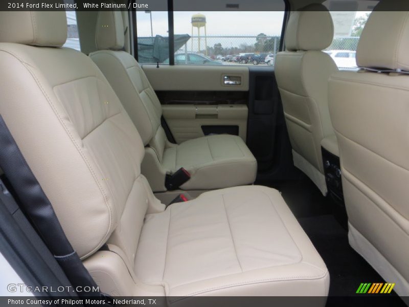 White Platinum / Dune 2014 Ford Flex Limited