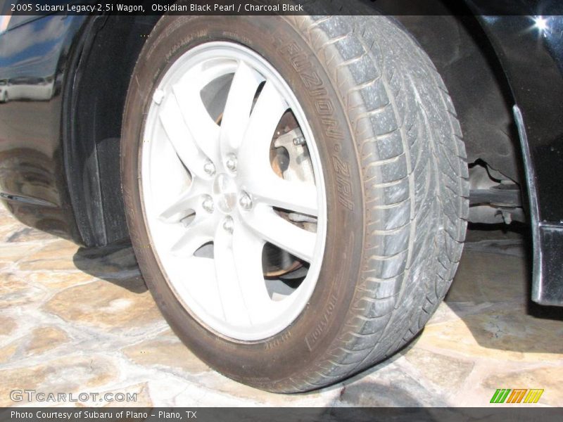 Obsidian Black Pearl / Charcoal Black 2005 Subaru Legacy 2.5i Wagon