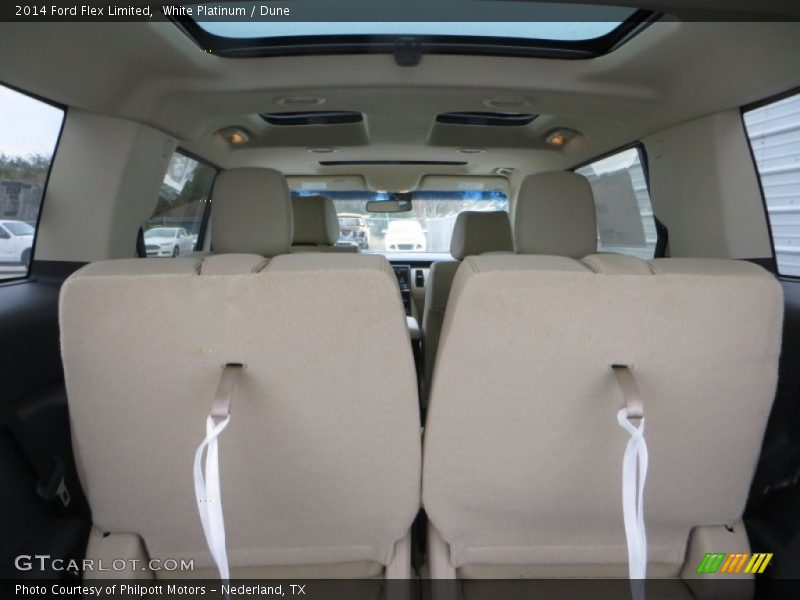 White Platinum / Dune 2014 Ford Flex Limited