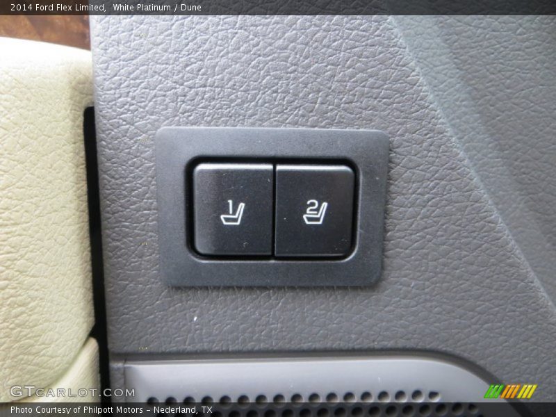 White Platinum / Dune 2014 Ford Flex Limited