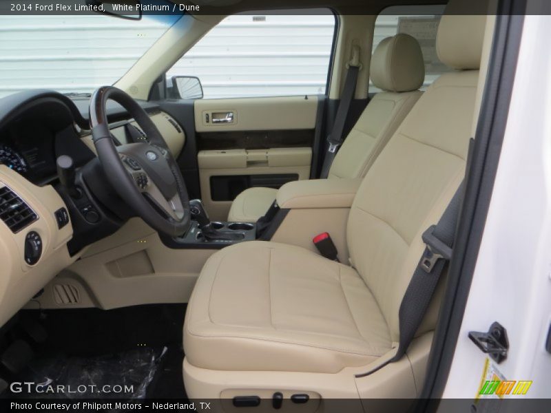 White Platinum / Dune 2014 Ford Flex Limited