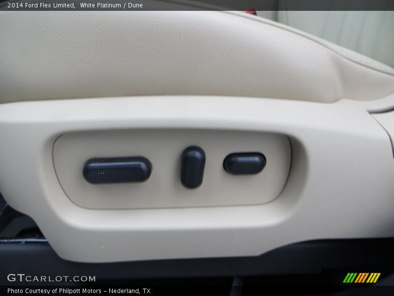 White Platinum / Dune 2014 Ford Flex Limited