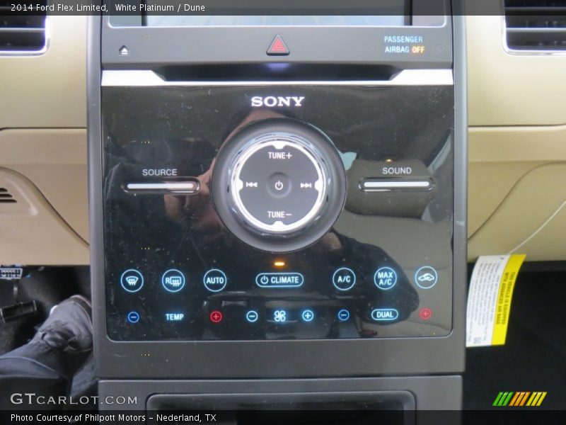 White Platinum / Dune 2014 Ford Flex Limited