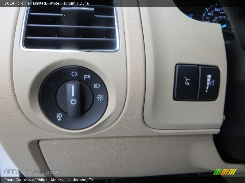 White Platinum / Dune 2014 Ford Flex Limited