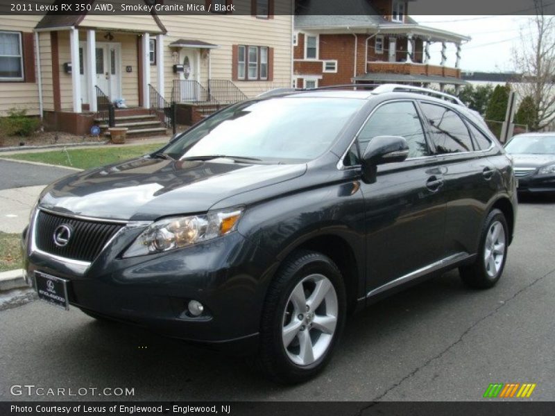 Smokey Granite Mica / Black 2011 Lexus RX 350 AWD