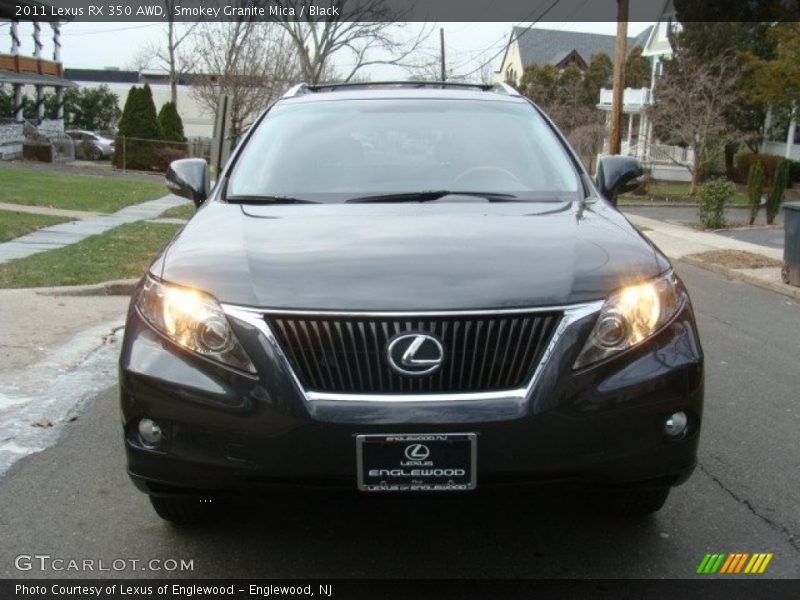 Smokey Granite Mica / Black 2011 Lexus RX 350 AWD