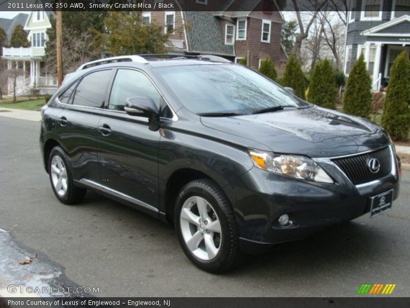 Smokey Granite Mica / Black 2011 Lexus RX 350 AWD