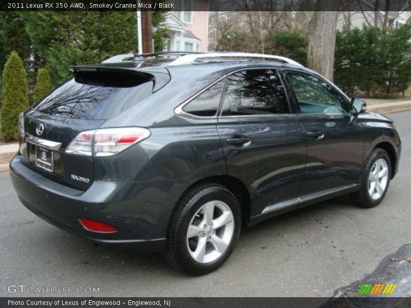 Smokey Granite Mica / Black 2011 Lexus RX 350 AWD