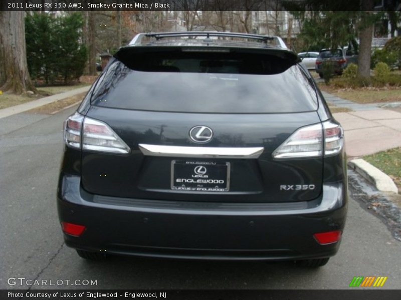 Smokey Granite Mica / Black 2011 Lexus RX 350 AWD