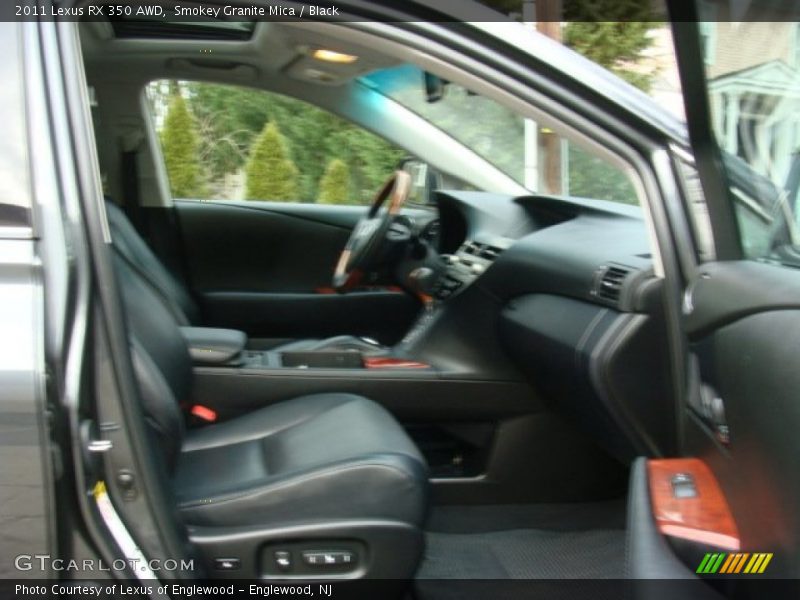 Smokey Granite Mica / Black 2011 Lexus RX 350 AWD
