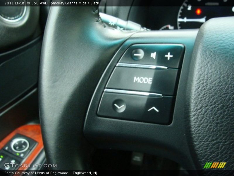 Smokey Granite Mica / Black 2011 Lexus RX 350 AWD