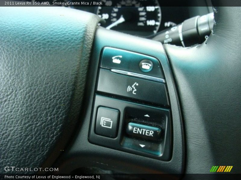 Smokey Granite Mica / Black 2011 Lexus RX 350 AWD