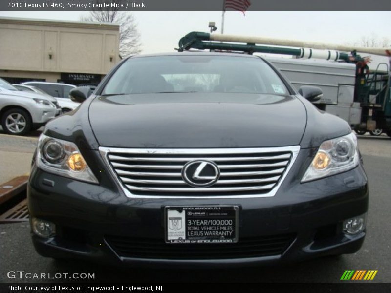 Smoky Granite Mica / Black 2010 Lexus LS 460