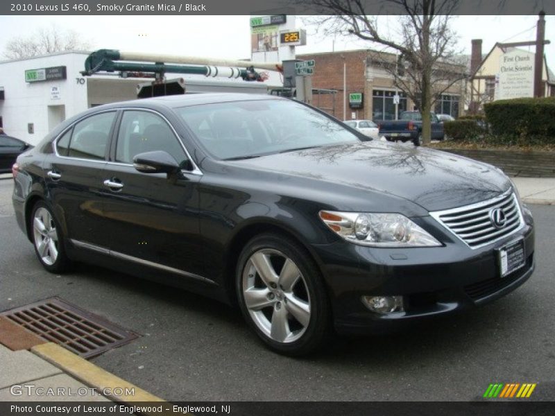 Smoky Granite Mica / Black 2010 Lexus LS 460