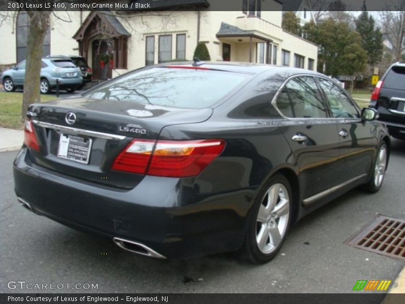 Smoky Granite Mica / Black 2010 Lexus LS 460