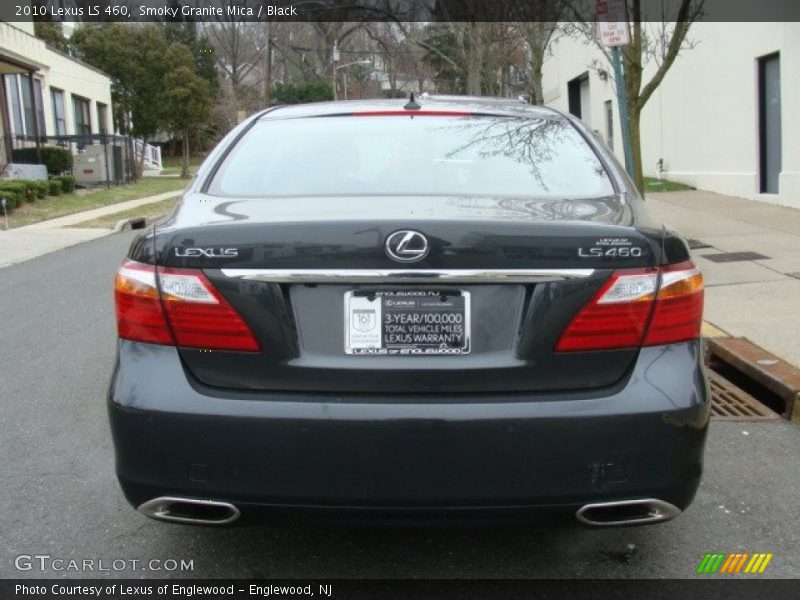 Smoky Granite Mica / Black 2010 Lexus LS 460