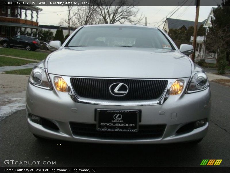 Mercury Metallic / Black 2008 Lexus GS 350 AWD