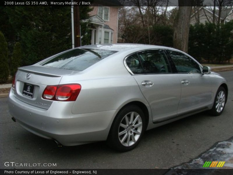 Mercury Metallic / Black 2008 Lexus GS 350 AWD