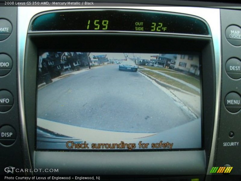 Mercury Metallic / Black 2008 Lexus GS 350 AWD