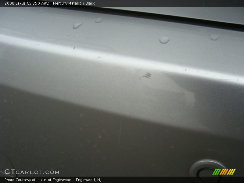 Mercury Metallic / Black 2008 Lexus GS 350 AWD