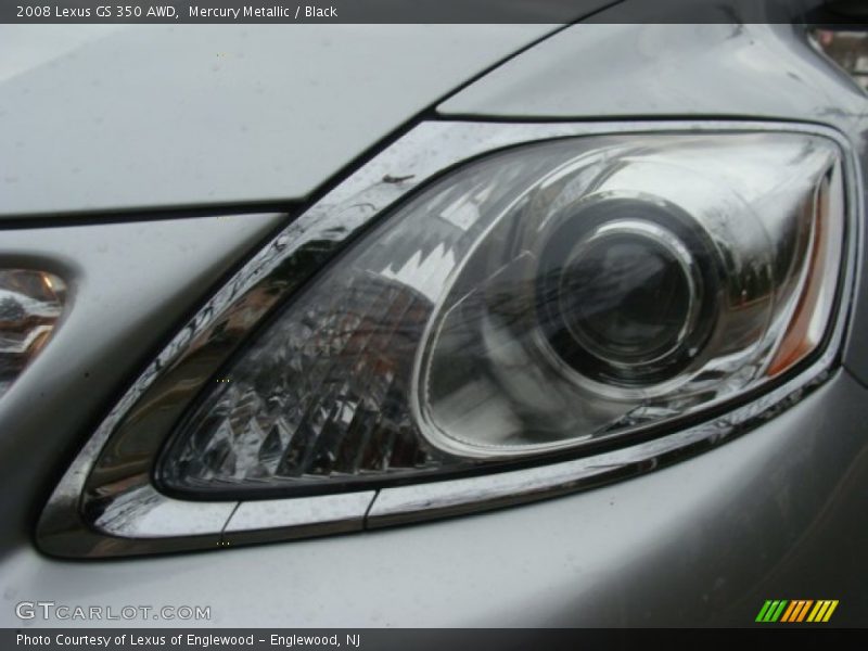 Mercury Metallic / Black 2008 Lexus GS 350 AWD