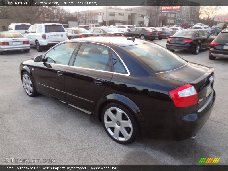 Brilliant Black / Ebony 2005 Audi S4 4.2 quattro Sedan