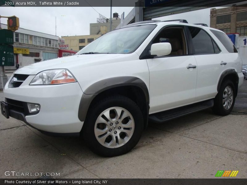 Taffeta White / Saddle 2003 Acura MDX