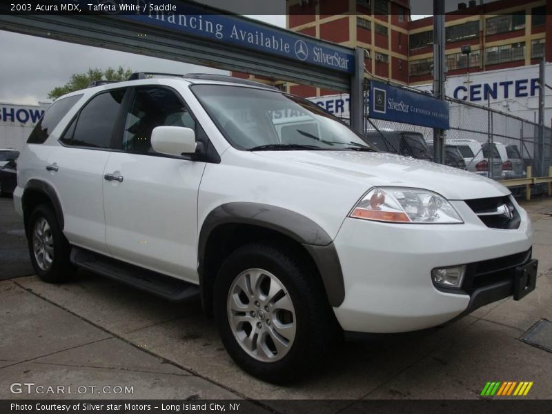 Taffeta White / Saddle 2003 Acura MDX