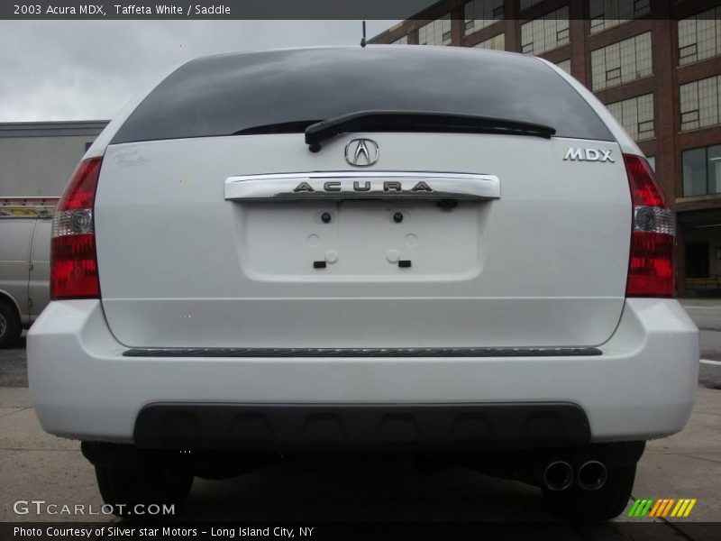 Taffeta White / Saddle 2003 Acura MDX