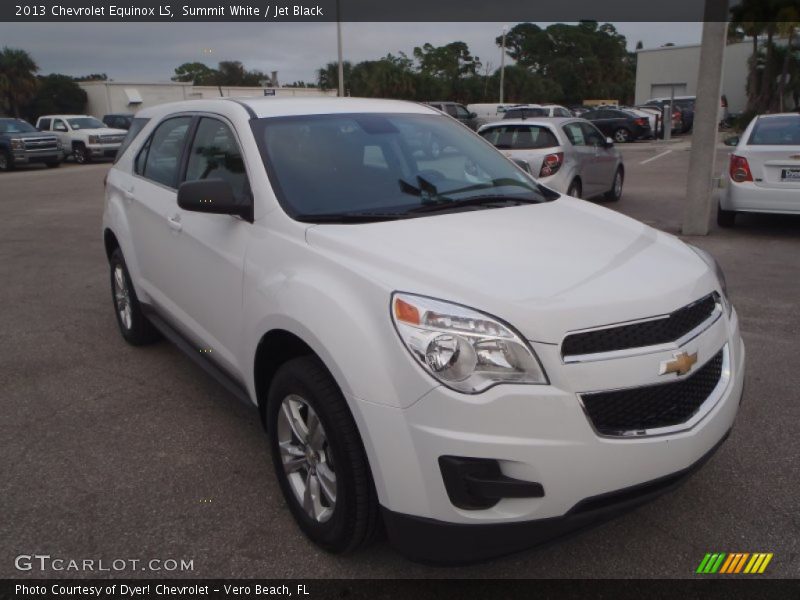 Summit White / Jet Black 2013 Chevrolet Equinox LS