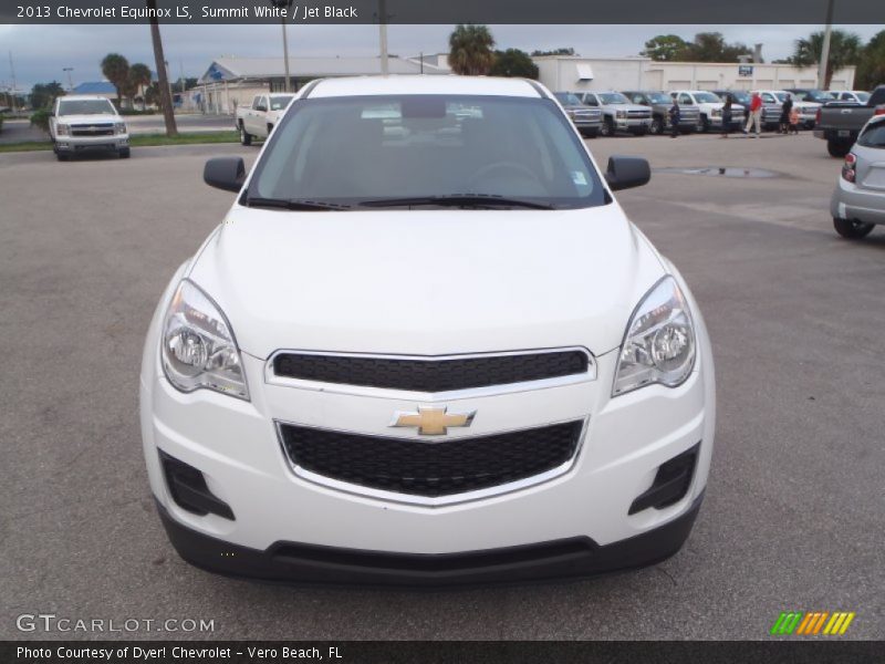Summit White / Jet Black 2013 Chevrolet Equinox LS