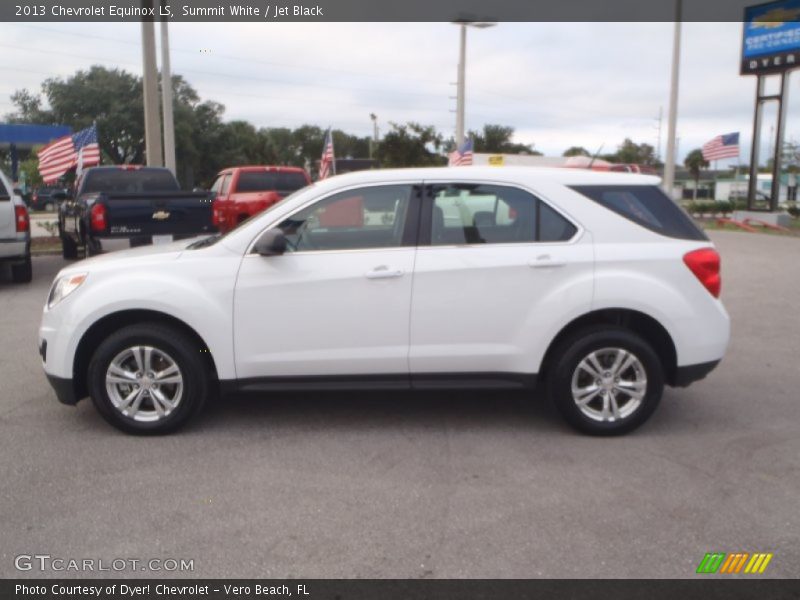 Summit White / Jet Black 2013 Chevrolet Equinox LS