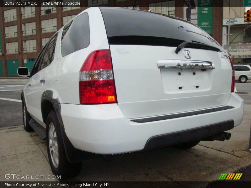 Taffeta White / Saddle 2003 Acura MDX