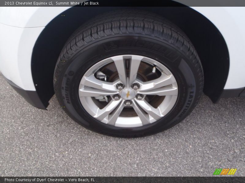 Summit White / Jet Black 2013 Chevrolet Equinox LS