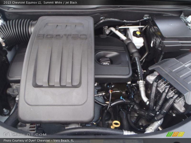 Summit White / Jet Black 2013 Chevrolet Equinox LS
